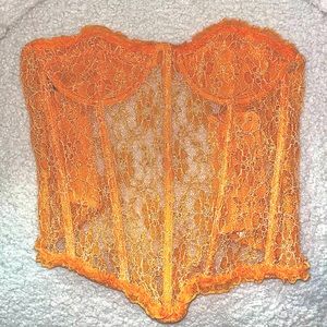 Lioness The Plaza Bustier Orange